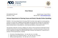 Offshore Gambling Crackdown Continues, Arizona Latest to Send Cease Order